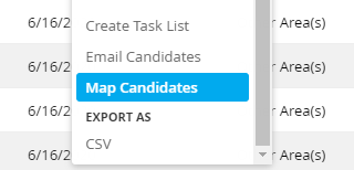 Map Candidates Bullhorn