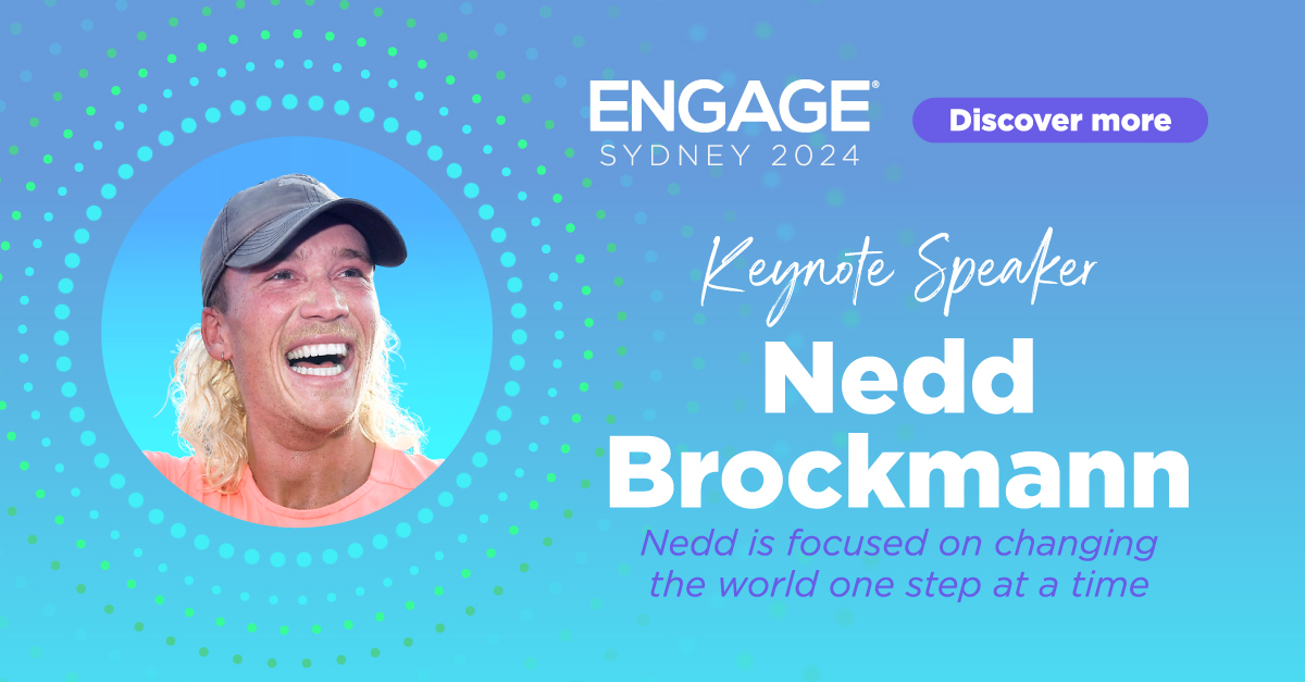 Nedd Brockmann, Engage Sydney 2024 Keynote Speaker