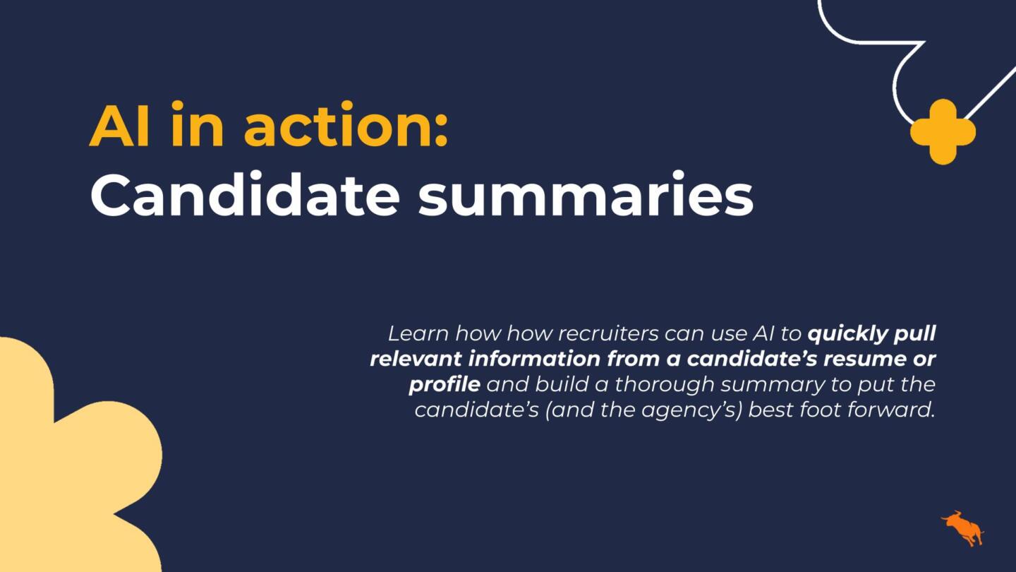 AI in action: Candidate summaries