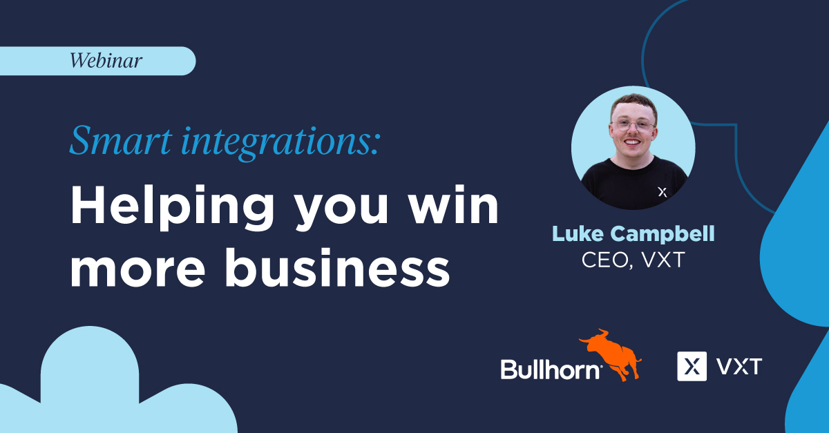 VXT x Bullhorn webinar