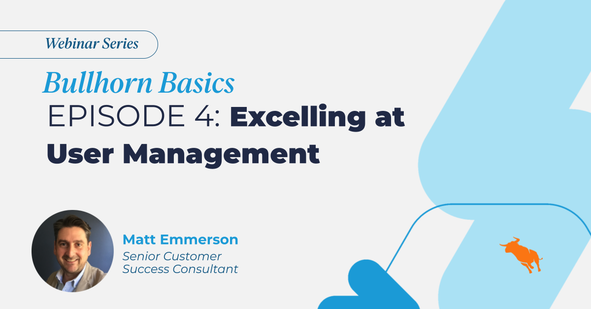 Excelling at user management