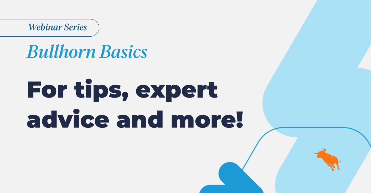 Bullhorn Basics Series 2 APAC