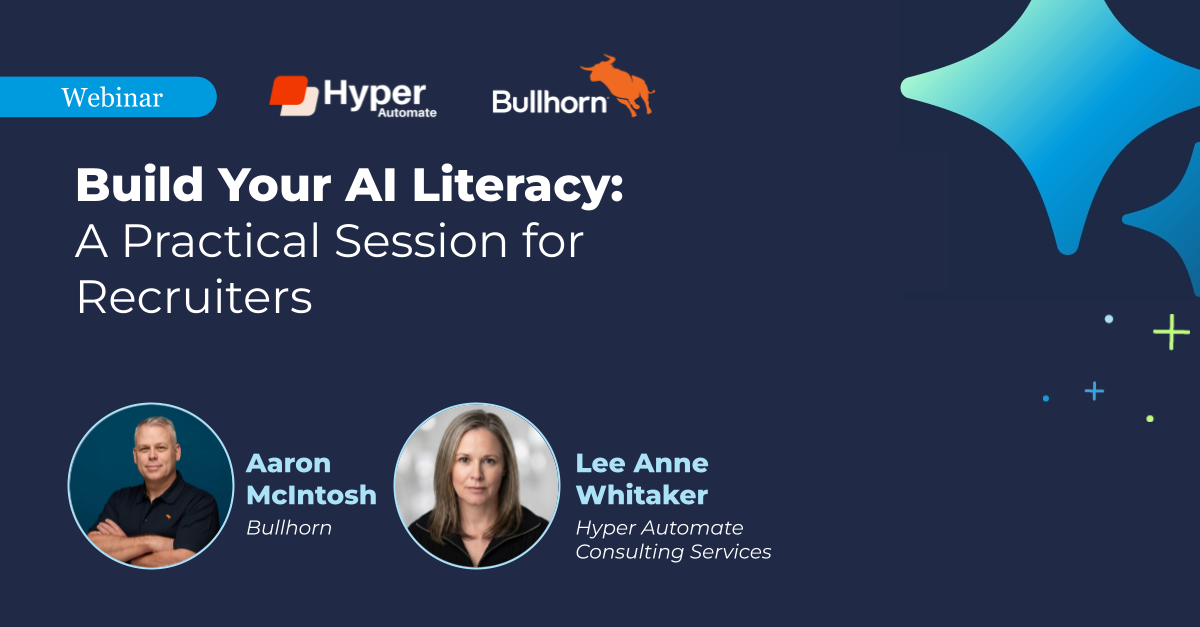 Build Your AI Literacy: A Practical Session for Recruiters webinar