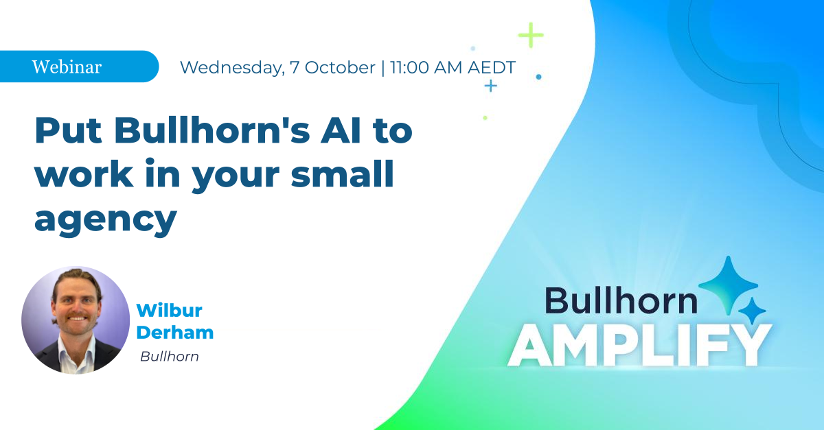 Bullhorn webinar for small agencies