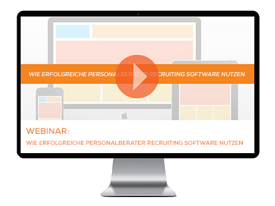 Webinar Wie erfolgreiche Personalberater Recruiting Software nutzen