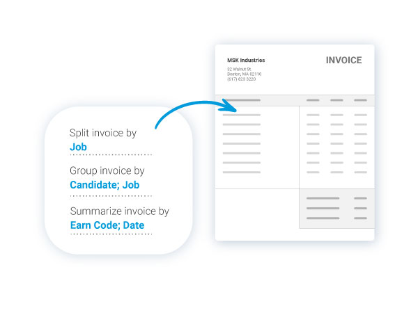 split invoices