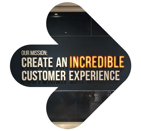 Create an incredible customer experience