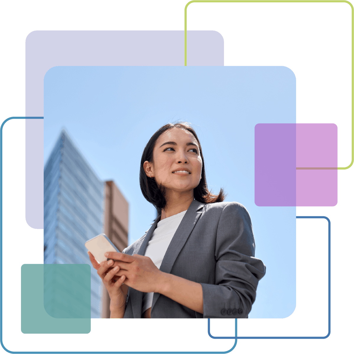 GRID Recruitment Industry Trends Report header - female with phone