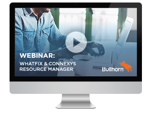Whatfix & Bullhorn Connexys Recruitmentsysteem