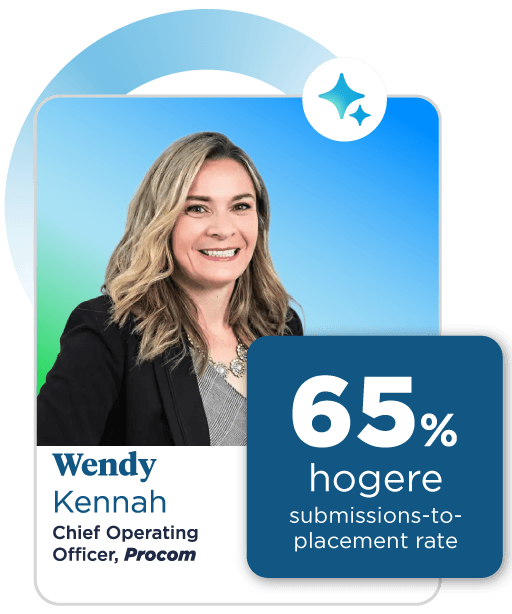 Wendy Kennah, Chief Operating Officer bij Procom, behaalde 65% hogere submissions-to-placement rate met AI agents voor recruitment van Bullhorn.