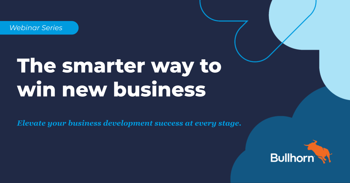 The smarter way to win new business webinar banner
