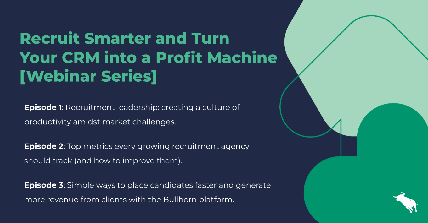 Recruit smarter webinar series