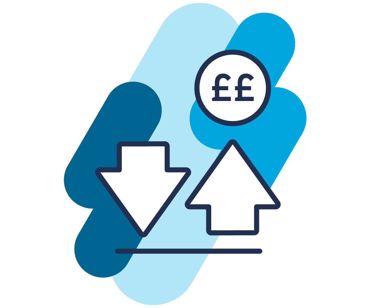 arrow up and arrow down icon