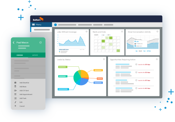 Bullhorn dashboard design