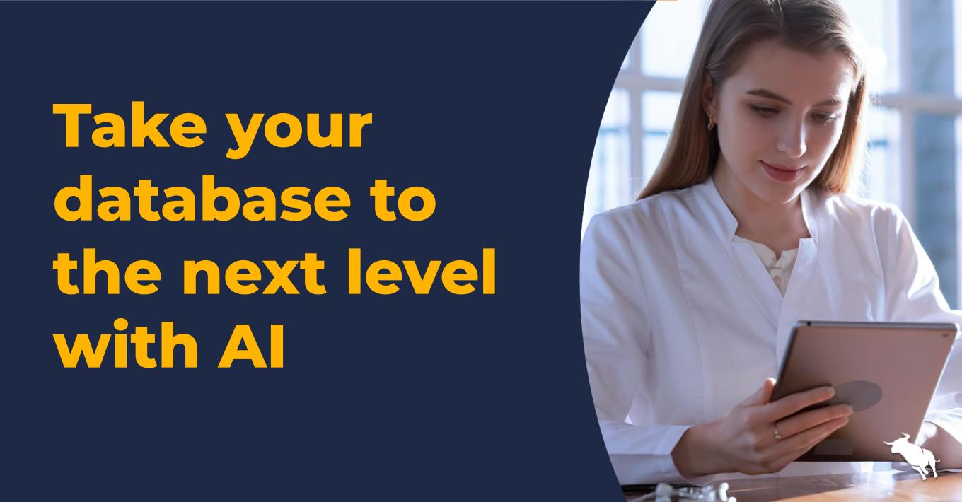 Take your database to the next level with AI