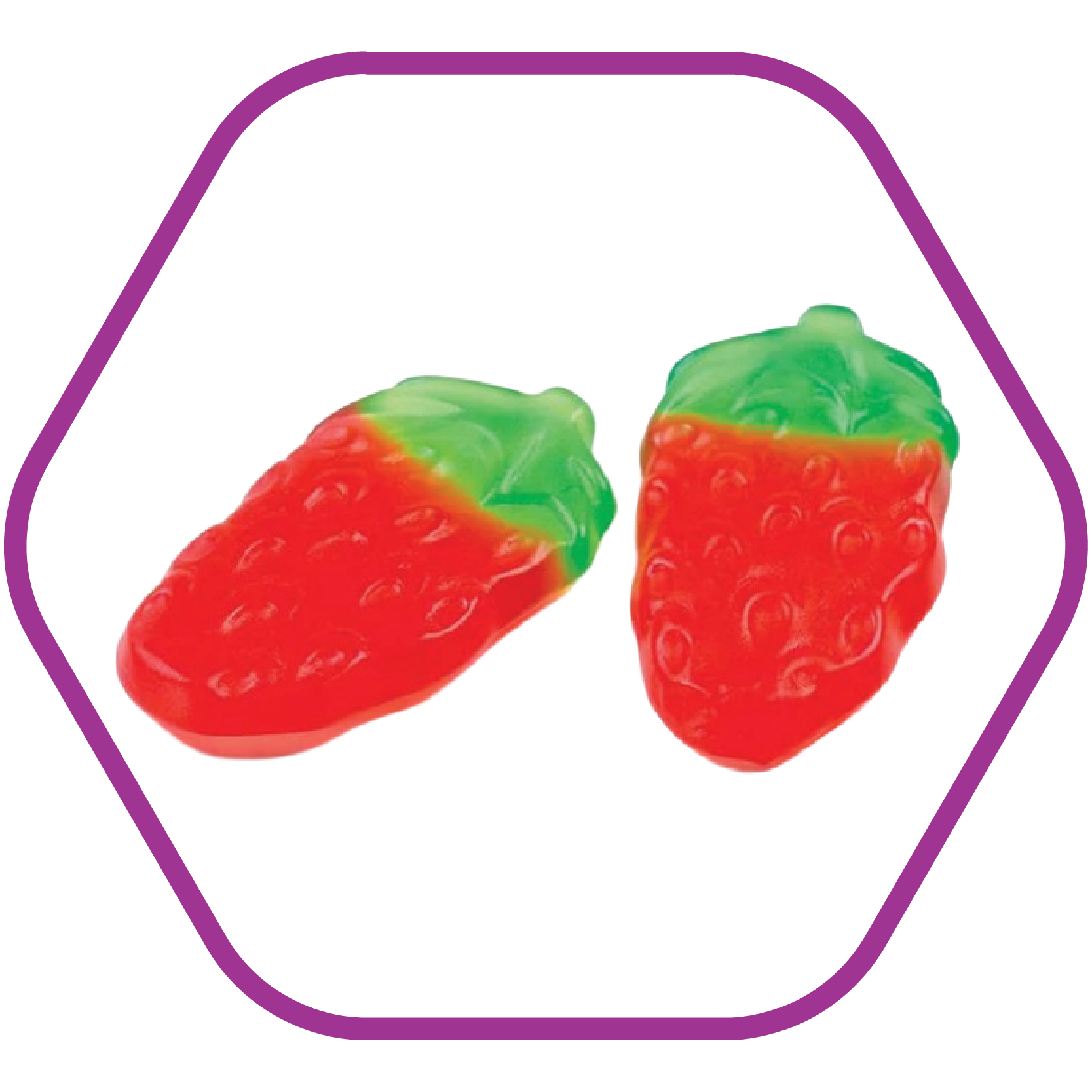 large gummi strawberries