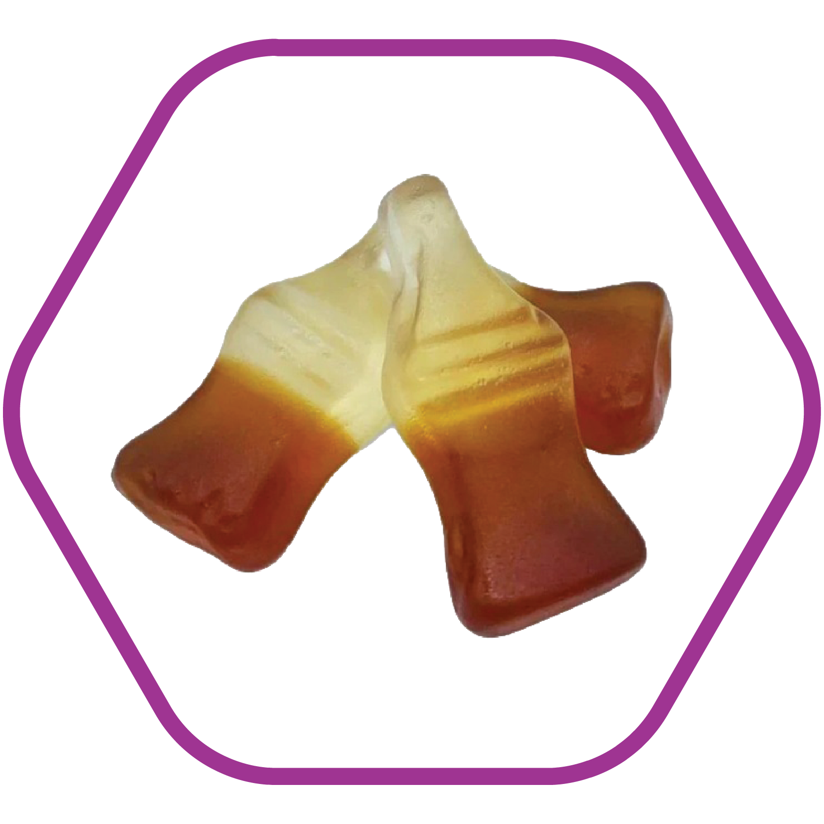 gummi cola bottles