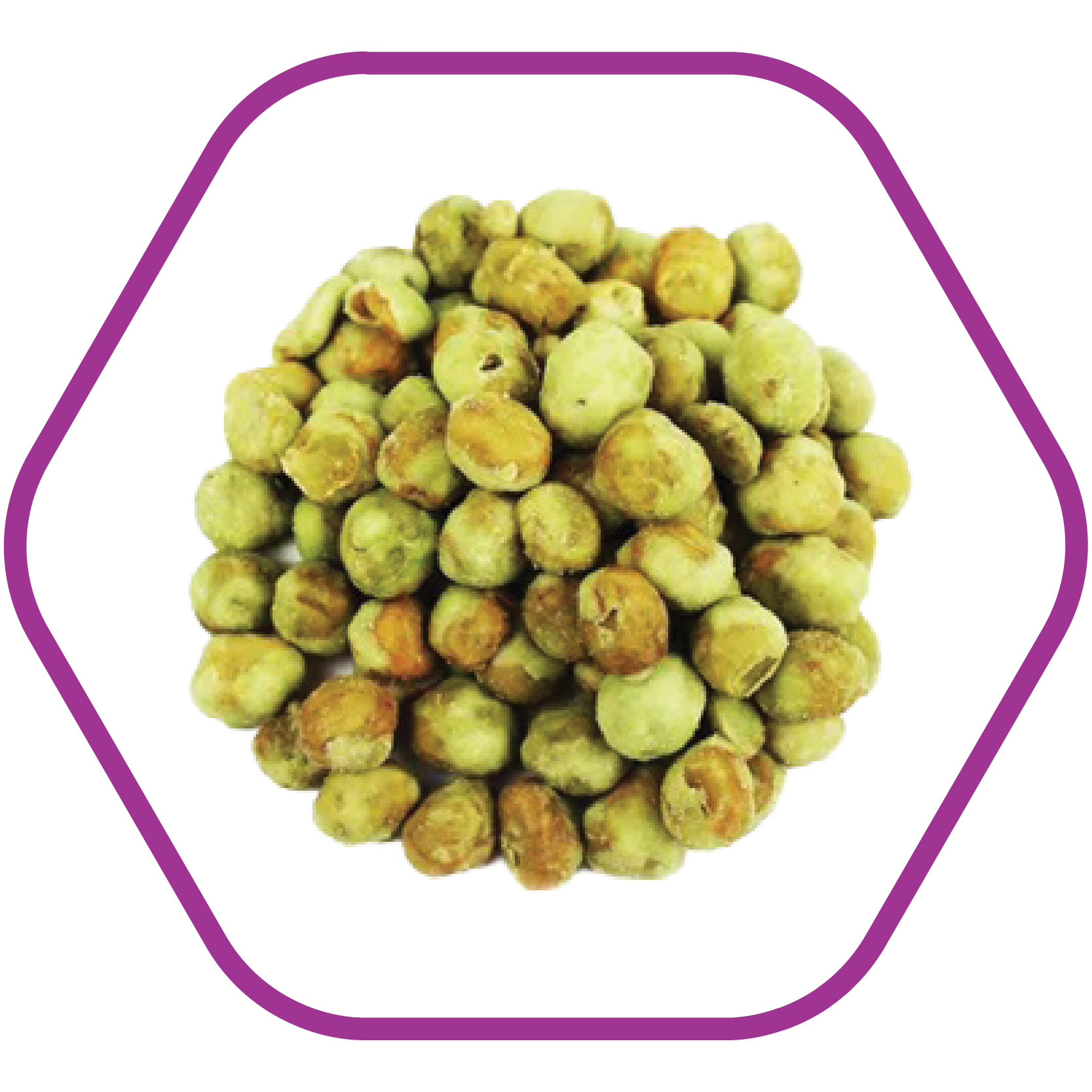 wasabi peas