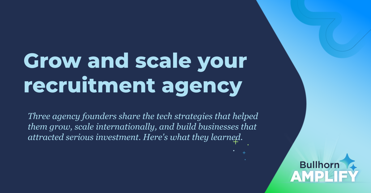 Grow and scale your recruitment agency