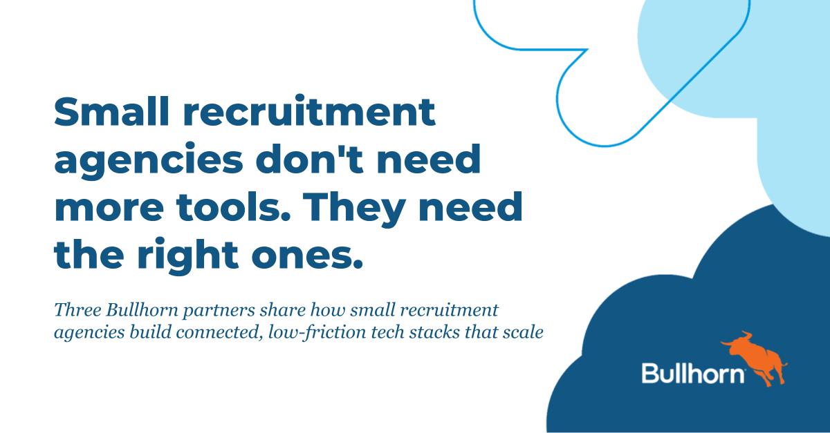 How small recruitment agencies build a tech stack that actually works