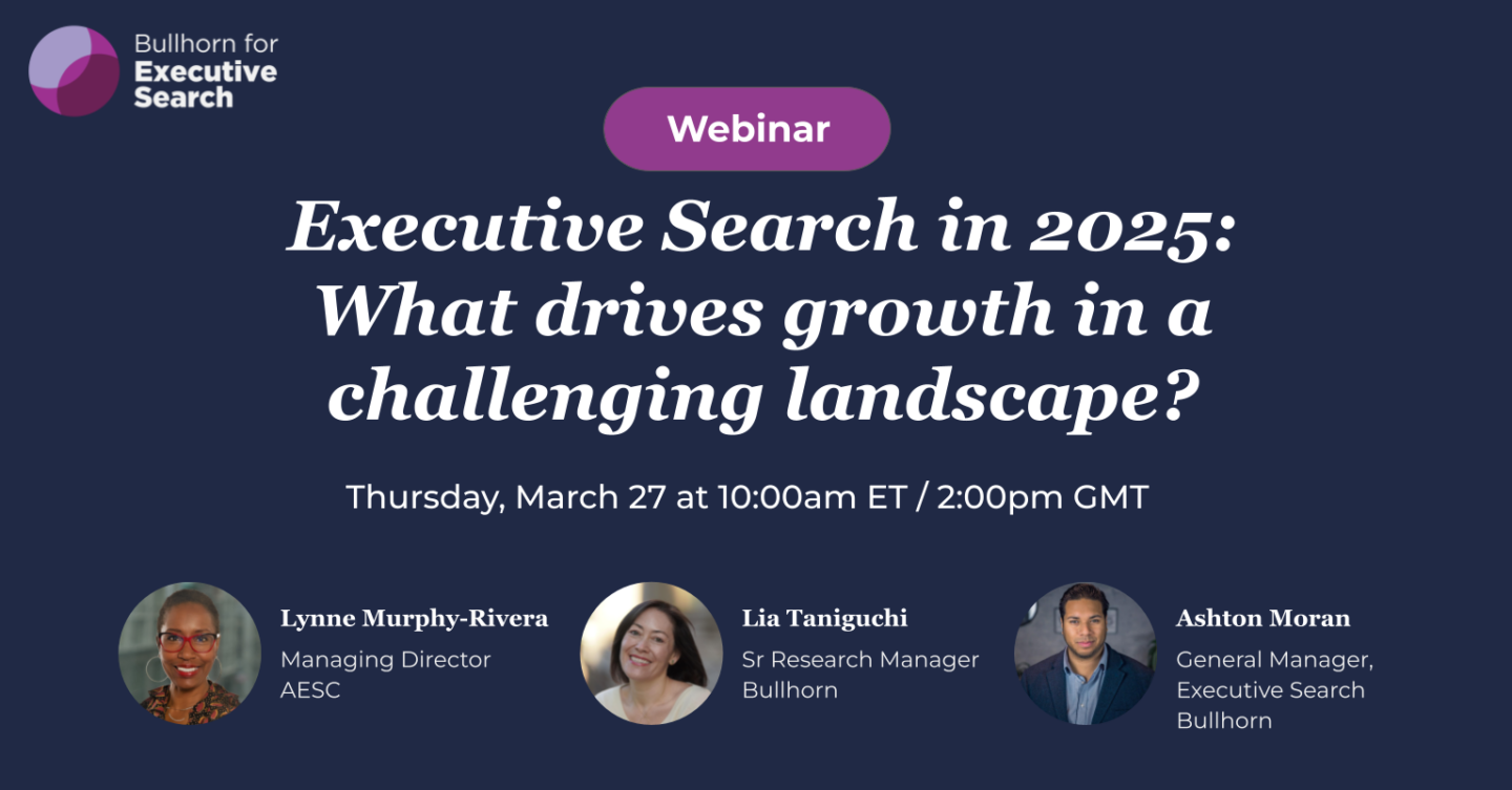 March 2025 Exec Search webinar social banner