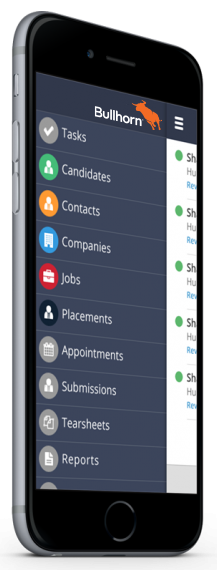 Mobile recruitment app, ATS and CRM