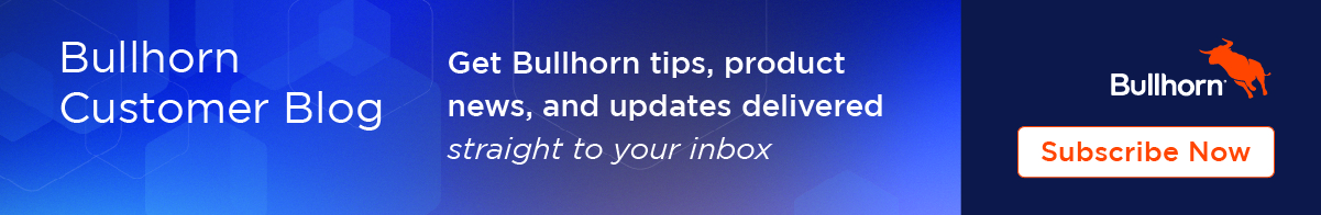 Bullhorn Customer Blog Subscription 