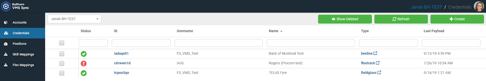 VMS Sync Admin Dashboard