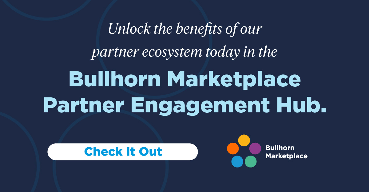 Bullhorn Marketplace Partner Engagement Hub