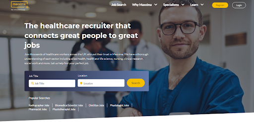 Maxxima recruitment website