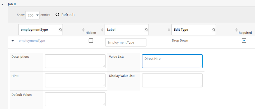 Job Tracks