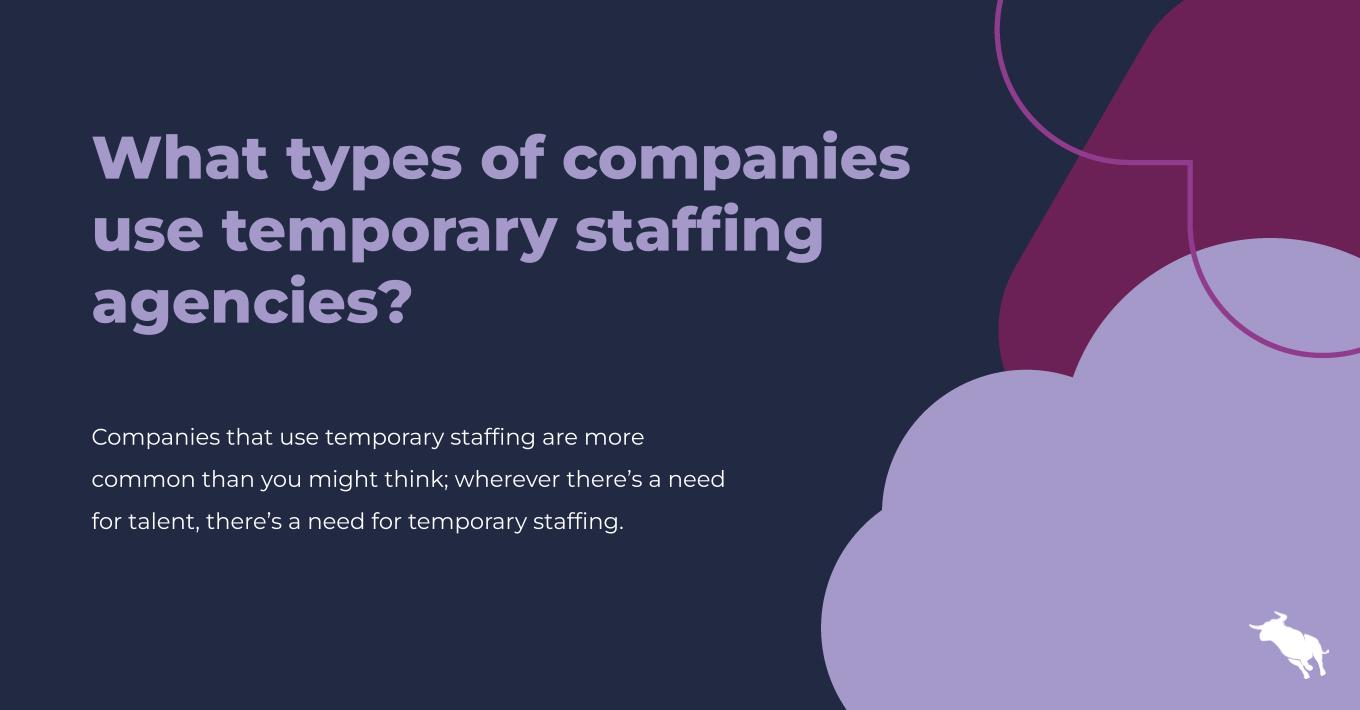 companies that use temporary staffing