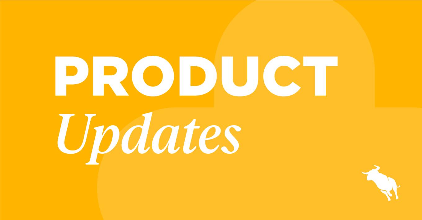 Product updates for November