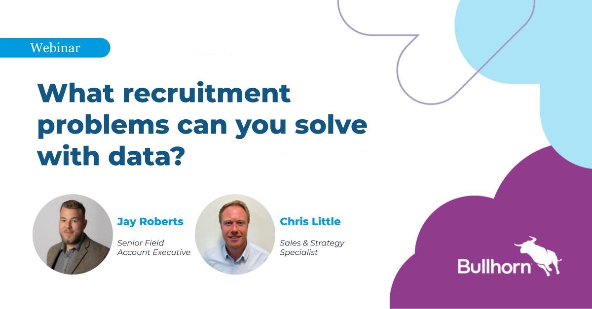 What recruitment problems can you solve with data? Featured Webinar Image