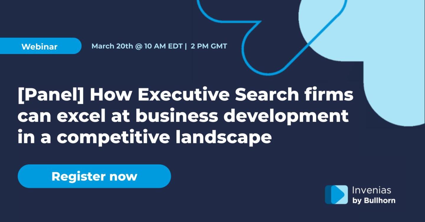 How Executive Search firms can excel at business development in a competitive landscape