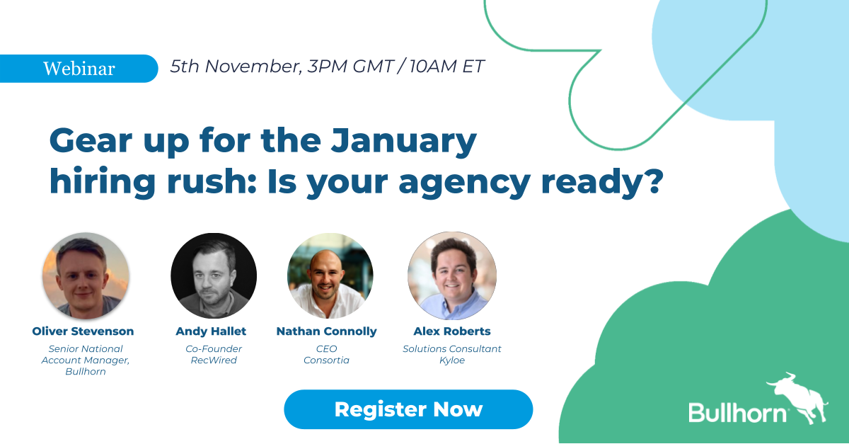 Gear up for the January hiring rush: Is your agency ready? webinar banner