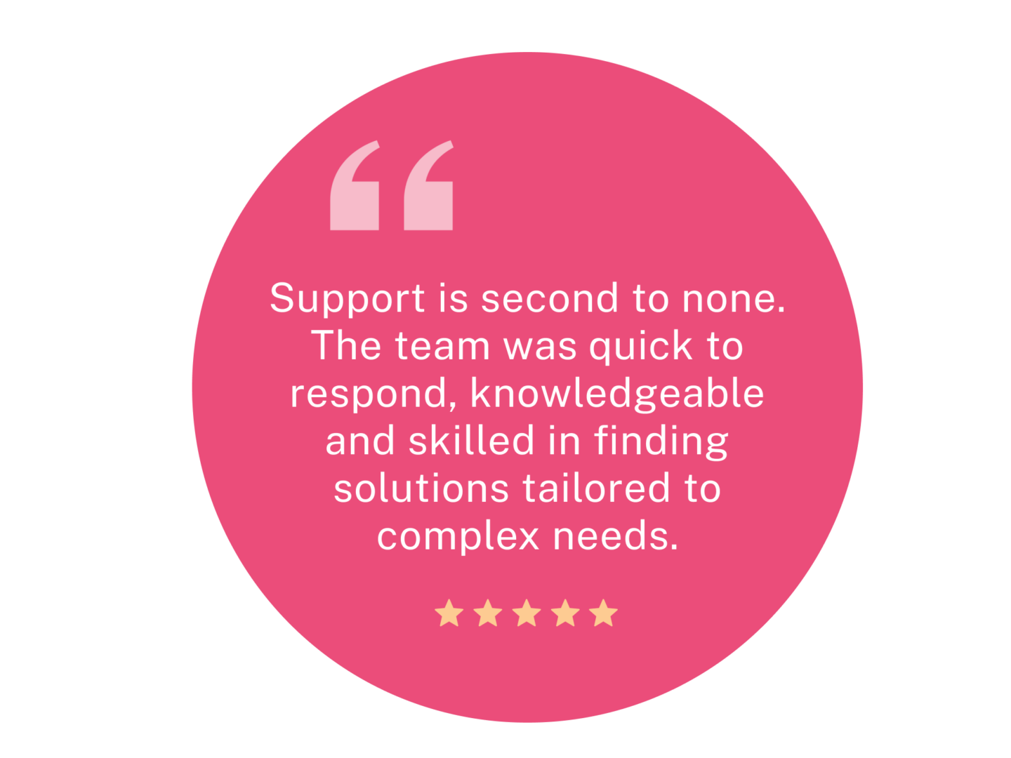 Expert support and professional services team