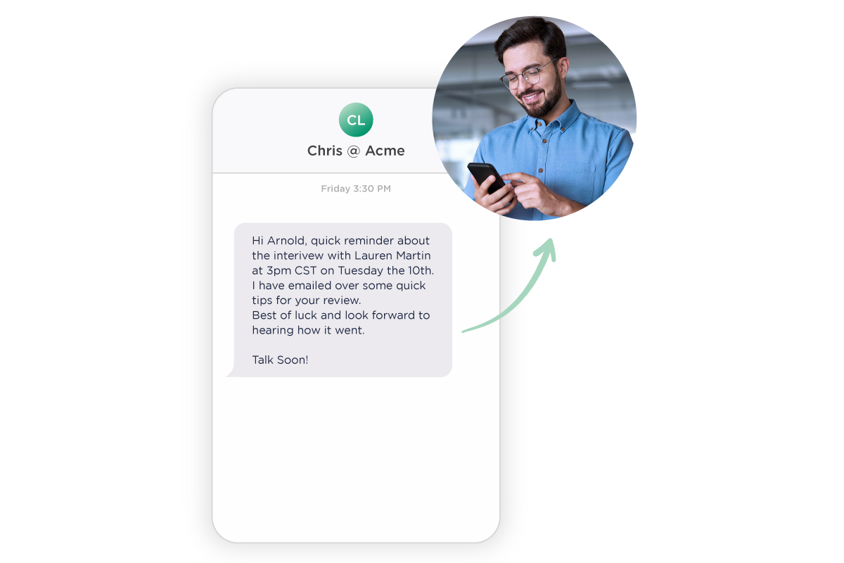 Engage candidates and clients with automation and AI