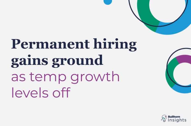 Inside October’s uneven job market: Permanent hiring gains ground as temp growth levels off
