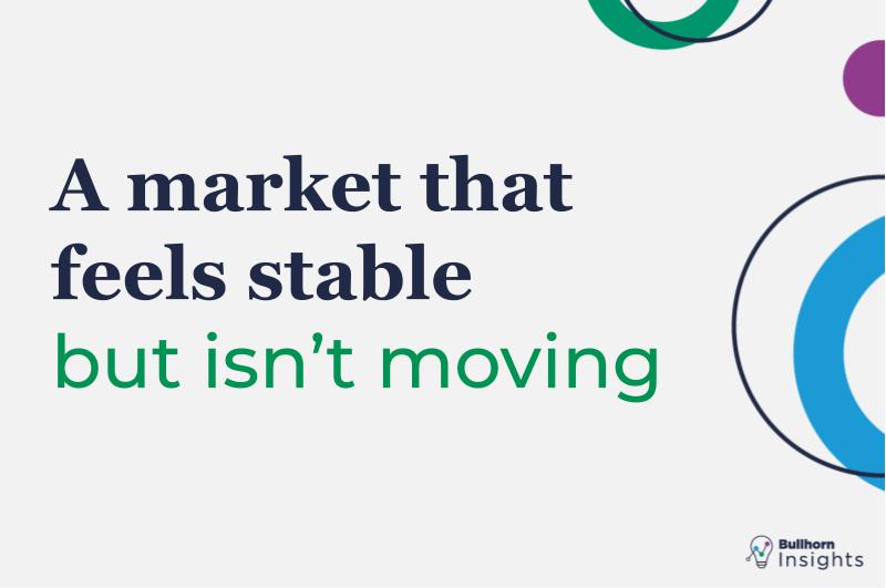 A market that feels stable but isn't moving