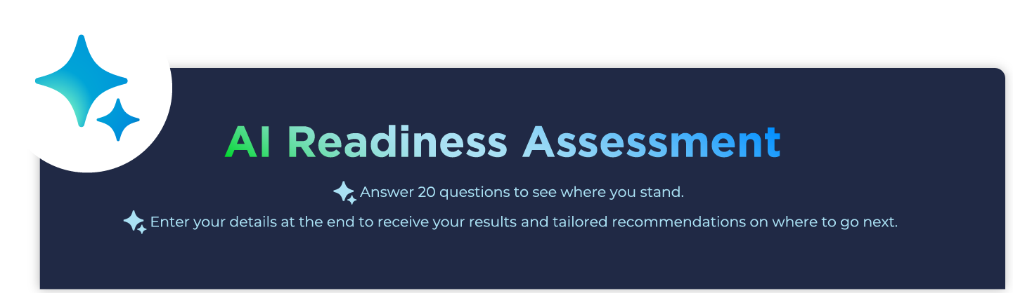 AI Readiness Assessment lead in instructions