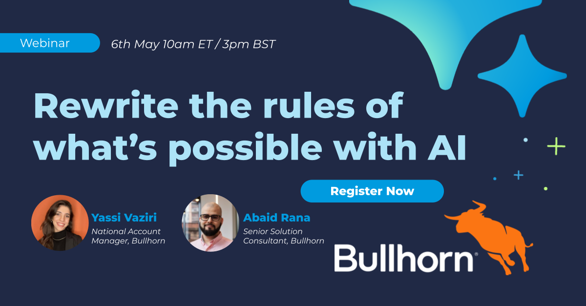 Rewrite the rules of what’s possible with AI - Webinar banner